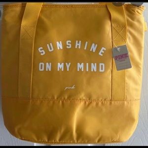 Victoria Secret sunshine on my mind tote bag